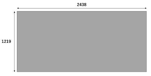 1219×2438（シハチ板）